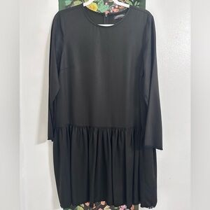 Zara Black Dress with Fringe